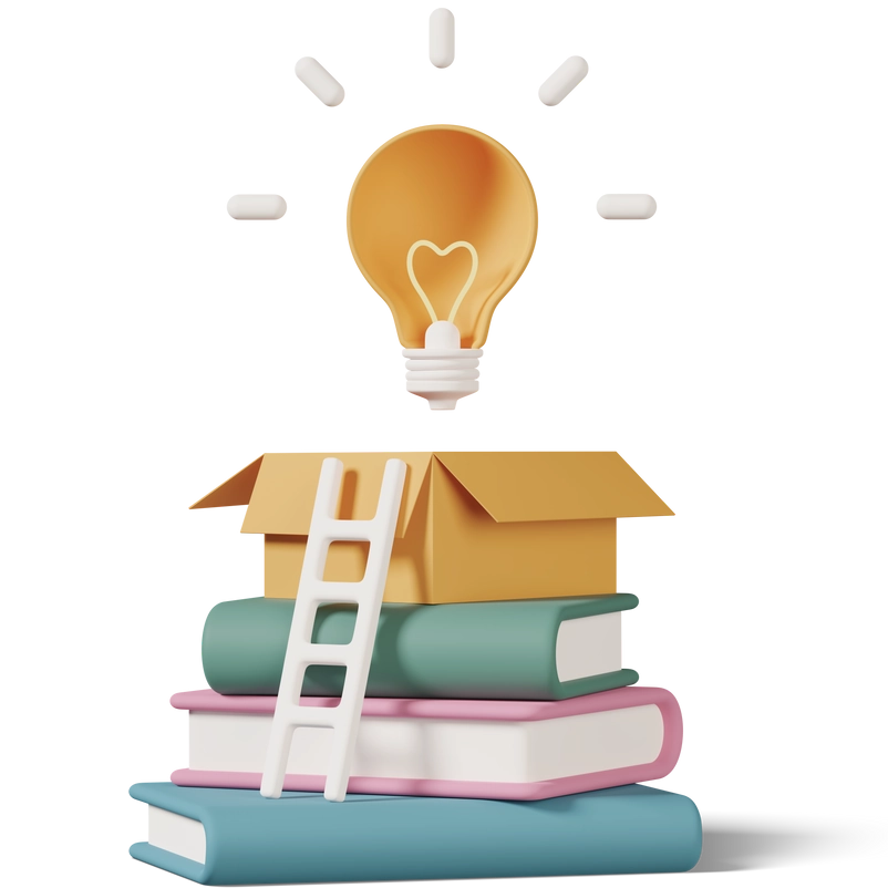 Livres et ampoule